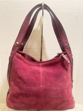 Vintage Tignanello Deep Burgundy Shoulder Bag